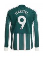 Manchester United Anthony Martial #9 Replika Borta Kläder 2023-24 Långärmad